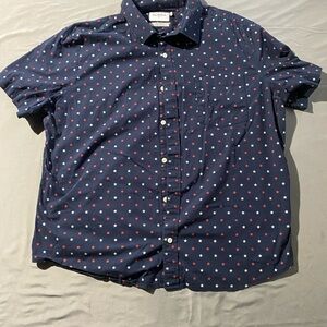 Goodfellow & Co Men's Navy Star Pattern Shirt